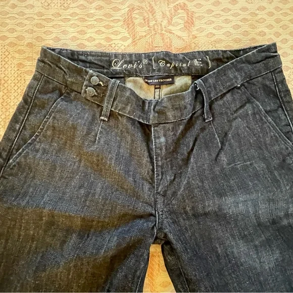 Women’s Levi’s Capital E Low Rise, Wide Leg Jeans, 28 - Picture 3 of 8